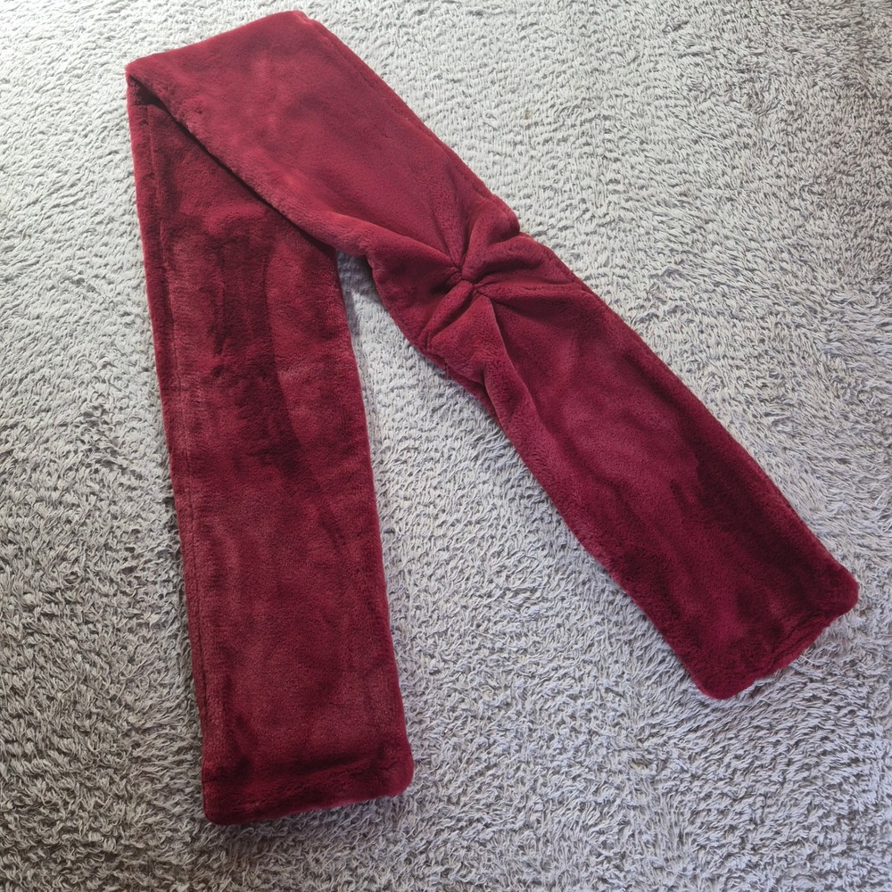 Sprigs Faux Fur Scarf w/ Zippered Pocket 2.0 Ruby Womens O/S Cozy Quiet Luxury